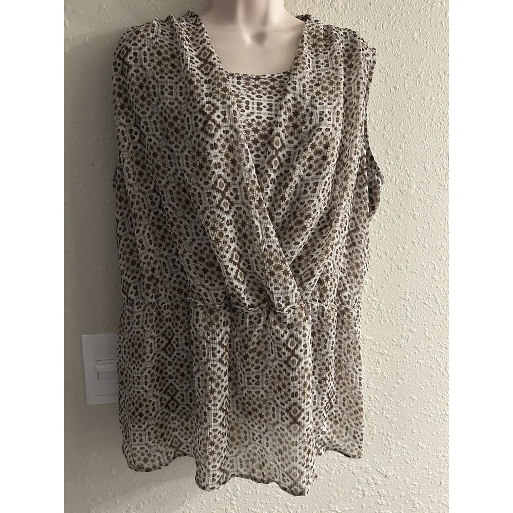XXLT St. John's Bay Fabb Multi Top #1356*8